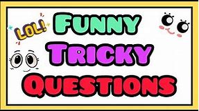 20 Funny Tricky Questions | 20 Trick questions to make you feel stupid! Best FUNNY RIDDLES!!