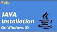 How to install Java on Windows 10 (Open .Jar files)