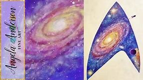 Star Trek 50 Artwork | Galaxy Acrylic Painting |Trekkie Space Fan Art | Paint Universe & Planets