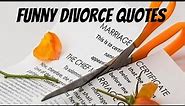 Funny Divorce Quotes - I want a divorce laugh