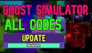 ALL Ghost Simulator CODES | Roblox Ghost Simulator Codes (May 2023)