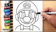 How to Draw and Paint SUPER MARIO BROS in Acrylic (Tutorial Inspired by the Movie)