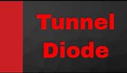 Tunnel Diode or Esaki Diode (Working, Internal Structure & Characteristics) by Engineering Funda