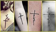 Simple & Cute Cross Tattoo Design Ideas For Girls 2024 | Lovely Cross Tattoos For Ladies 2024