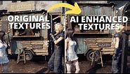 FF7 Remake AI Enhanced Texture Mod vs Original comparison