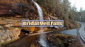 Bridal Veil Falls, North Carolina Drone Video