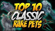 TOP 10 AWESOME RARE PETS IN CLASSIC WOW!