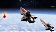 Epic Cinematic Space Battles - STAR WARS EMPIRE AT WAR REMAKE AI Battles
