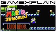 Super Mario 3D World - Luigi Bros. NES Arcade Gameplay (Wii U)