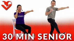 30 Min Senior Exercises at Home - Seniors Chair Exercise & Seated Elderly Workouts for Balance