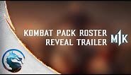 Mortal Kombat 1 - Official Kombat Pack Roster Reveal Trailer