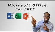 Unlock Microsoft Office for FREE Today!