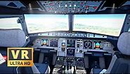 Full Flight in VIRTUAL REALITY [VR] - Virtual Hands ONLY, no HOTAS In The A320 - 3080ti