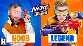 Becoming NERF: Legends! (Family Battle) K-CITY GAMING