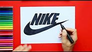 How to draw the Nike Logo