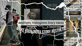 4 Aesthetic Instagram Story Ideas | Instagram Tips & Tricks 2023 🌻💗✨