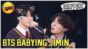 BTS Babying Jimin 🐥 BTS Can't Handle His Cuteness