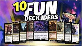10 Fun Commander Deck Ideas | Concept Corner Vol. 2 | Magic: The Gathering | Commander