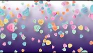 Free Valentine's Day Background - Candy Hearts