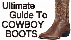 How To Wear Cowboy Boots | Ultimate Guide To The Western Boot | Roper Stockman Buckaroo Boot Video