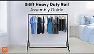 How to build our 5 & 6ft Heavy Duty Clothes Rails | Step by Step Guide
