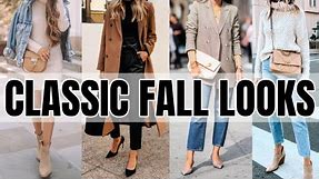 Classic Fall Outfit Ideas for Women Over 40 | Autumn Looks that Will Never Go Out of Style