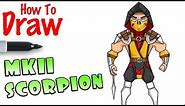 How to Draw Scorpion | Mortal Kombat 11