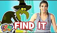 Find the Witches!🌈💚Wizard of Oz Story Time with Ms. Booksy🌈💚 Find It Games | Cartoons for kids