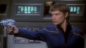 T'pol in Starfleet uniform takes back the ship