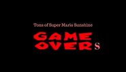 Tons of Super Mario Sunshine Game Overs