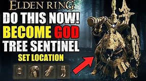 Elden Ring How To Get Secret Legendary Armor *TREE SENTINEL* BECOME GOD - ARMOR LOCATION/QUEST GUIDE