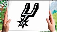 🆕how To Draw San Antonio Spurs Logo | San Antonio Spurs !amazing!