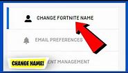 How to change your Fortnite Username (2024) | Change fortnite name on PC / PS / XBOX and Nintendo