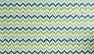 Lunarable Chevron Peel & Stick Wallpaper for Home, Chevron Pattern in Cool Pastel Color Palette Creativity Springtime, Self-Adhesive Living Room Kitchen Accent, 13" x 100", Lime Green Pale Blue