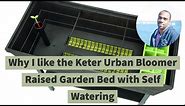 Keter Urban Bloomer Raised Garden Bed with Self Watering Planter 🌺👍