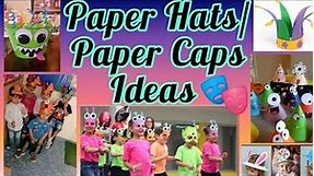 Crazy hats ideas || School hats ideas || Caps ideas || how to make paper Hats #theA'Sschoolingsystem