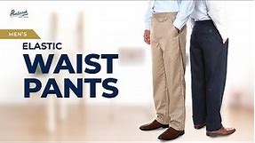 Elastic Waist Pants for SENIORS | Adaptive Pants for Elderly for Men | Pembrook