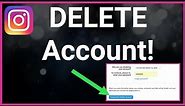 How To Delete Instagram Account On Computer