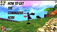 wizard101 how to get the commander robe without ranking or tickets