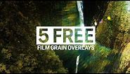FREE Film Grain Overlays | Free Assets and Elements