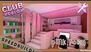 How to build an aesthetic room (Speedbuild) | Club Roblox | Meg Gaming
