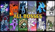 The Battle Cats - All Bosses ( Legend, Advent, Tower and more )