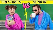 Freshman vs Senior at College / 17 Funny Situations That Everyone Can Relate To