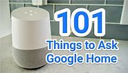 101 Things to Ask Google Home
