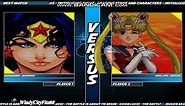 WCFITZ88 Mugen Battles | Wonder Woman vs Sailor Moon