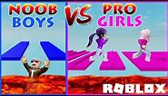 Noob Vs Pro, Boys Vs Girls Obby / Roblox