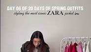 THE MOST ICONIC ZARA BIKER JACKET ⛓️🖤 #springfashion #zarahaul #bikerjacket #grwm #fyp