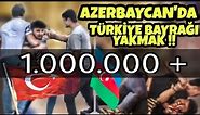 AZERBAYCAN'DA TÜRKİYE BAYRAĞI YAKMAK ! (SOSYAL DENEY) (SUMQAYIT SOSİAL EKSPERİMENT )