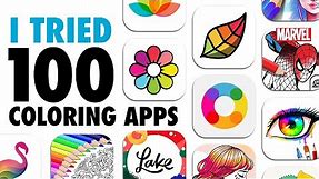 I Subscribed to EVERY Adult Coloring App to find the Ultimate BEST Digital Coloring App!