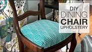 How to Reupholster Dining Chairs - DIY Tutorial